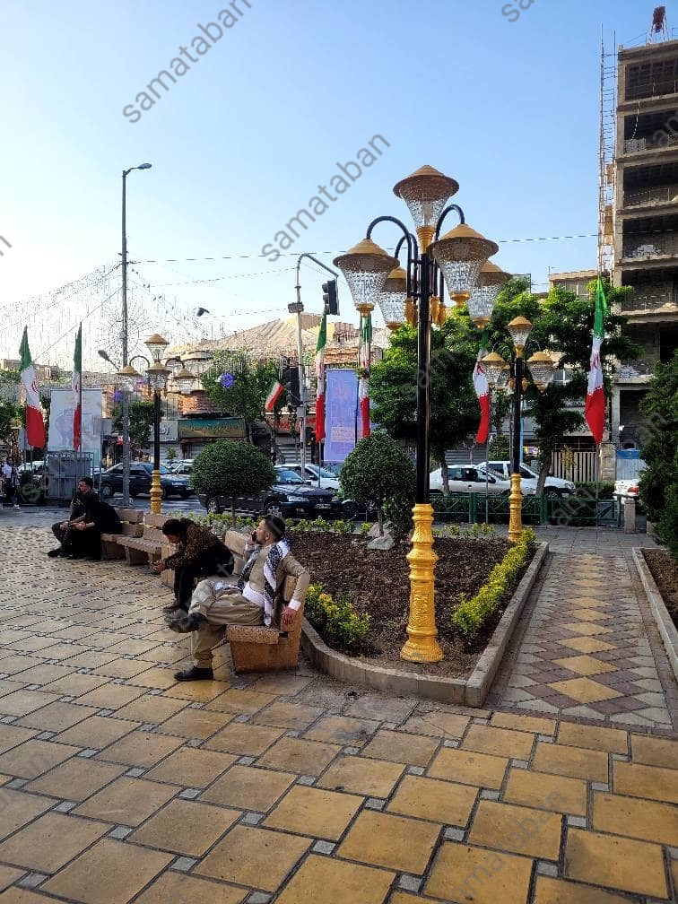 پایه چراغ پارکی