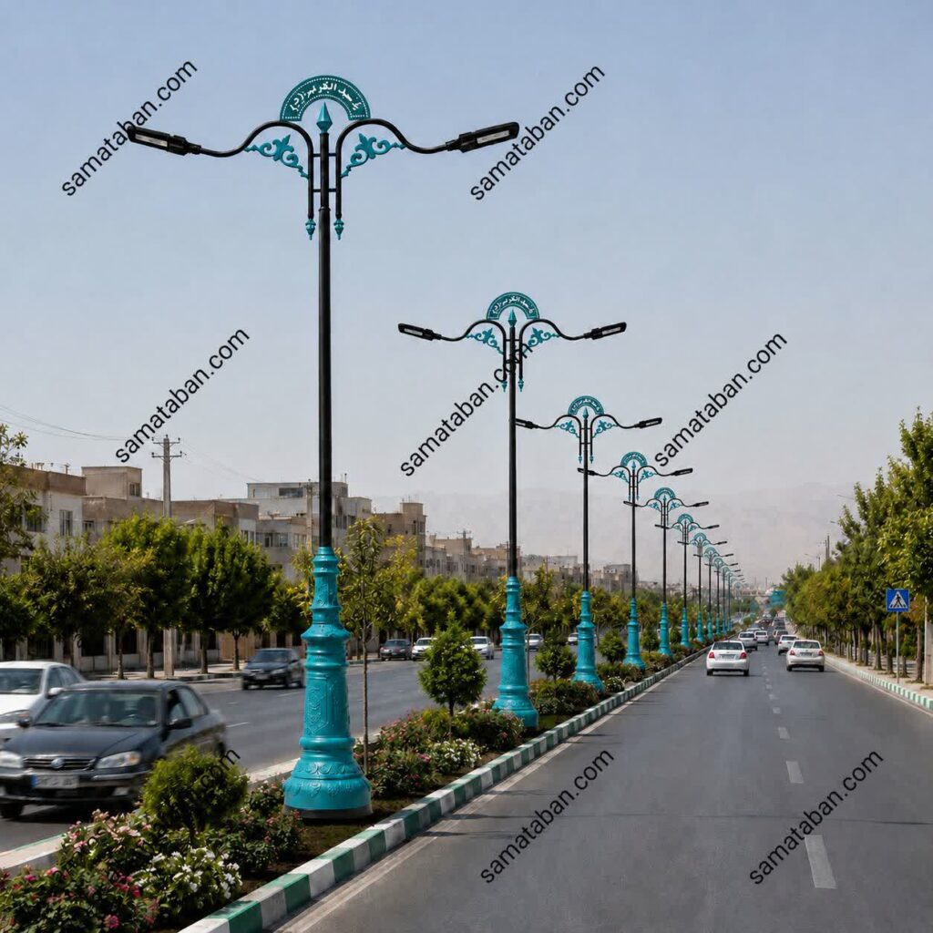 پایه چراغ خیابانی