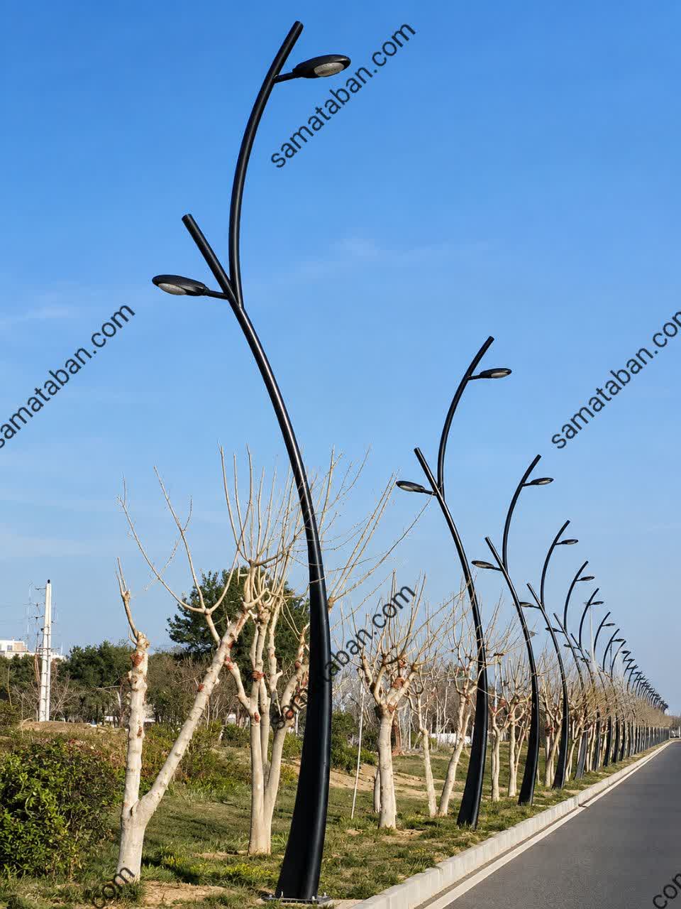 پایه چراغ پارکی درختی