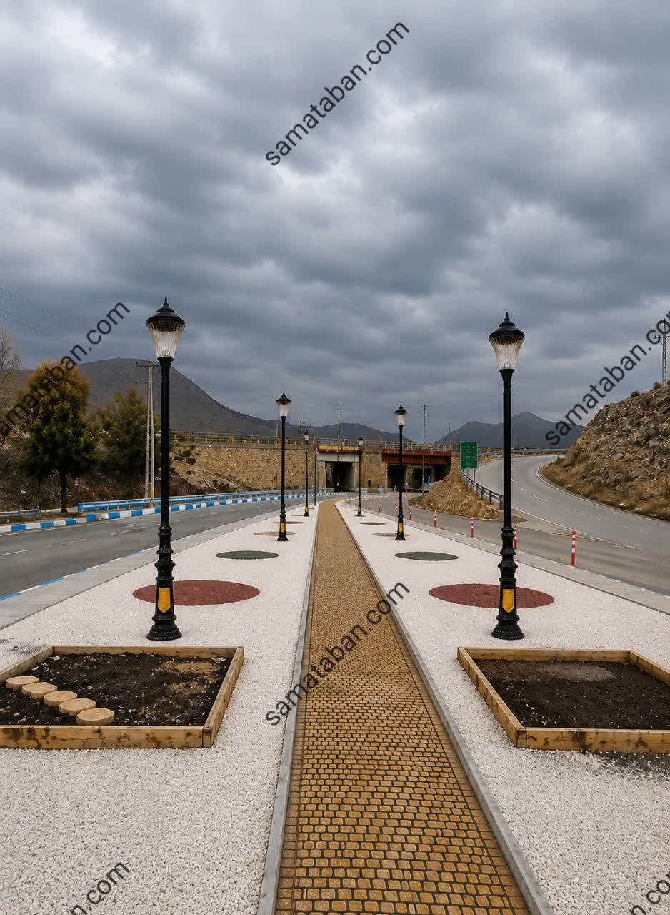 پایه چراغ پارکی