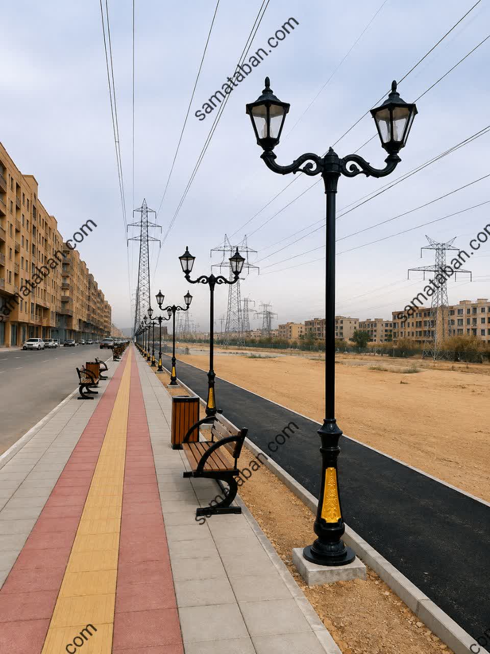 پایه چراغ پارکی