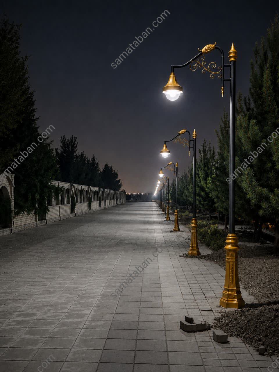 پایه چراغ پارکی