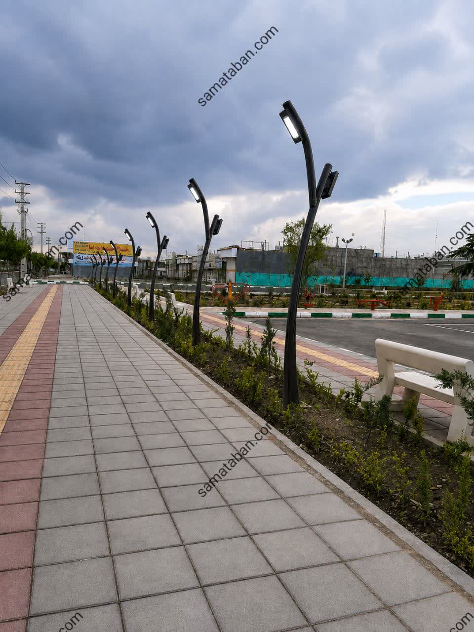 پایه چراغ درختی پارکی