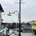 أعمدة انارة الشوارع